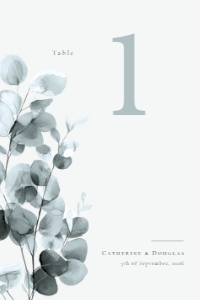 Breath Between - 4x6 in (US Small) Table Number: Breath Between - Wedding Table Number