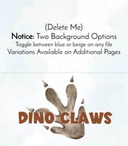 Food Label:  3.5"x4" - Jurassic Jungle (1 of 2): Jurassic Jungle Collection Bundle