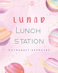 Food Station: 8"x10" - Galaxy Girl: Galaxy Girl Collection Bundle
