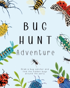 Activity Sign: 8"x 10" - Bug Bash: Bug Bash Collection Bundle