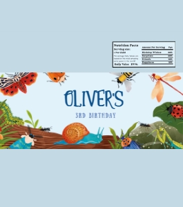 Chocolate Bar Wrapper: 5.75"x6.5" - Picnic Bugs: Picnic Bugs Collection Bundle