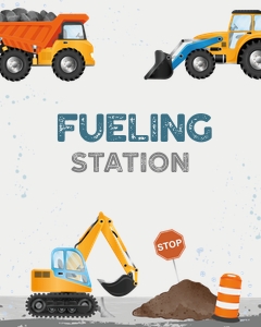Food Station: 8"x10" - Under Construction: Under Construction Collection Bundle