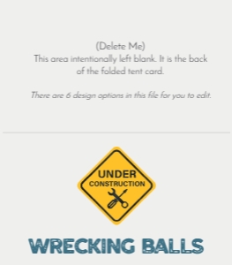 Food Label:  3.5"x4" - Under Construction: Under Construction Collection Bundle