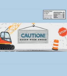 Chocolate Bar Label: 5.75"x6.5" - Under Construction: Under Construction Collection Bundle