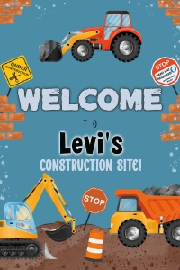 Welcome Sign: 24"x 36" - Demolition Day: Demolition Day Collection Bundle