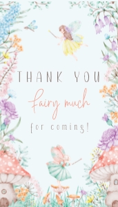 Favor Tag: 2"x 3.5" Rectangle - Enchanted Garden: Enchanted Garden Collection Bundle