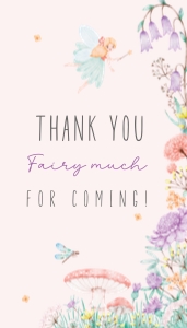 Favor Tag: 2"x 3.5" Rectangle - Pixie Bloom: Pixie Bloom Collection Bundle