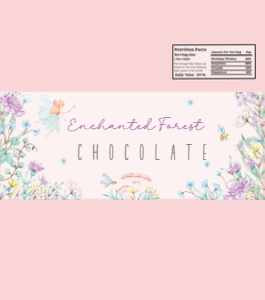 Chocolate Bar Label: 5.75"x6.5" - Pixie Bloom: Pixie Bloom Collection Bundle