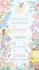 Mobile Invitation: Enchanted Garden: Enchanted Garden Collection Bundle