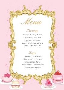 Menu – 5x7in: Claris Food Bundle