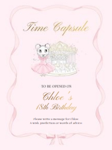 Time Capsule Sign – 18x24in: Claris First Birthday Bundle