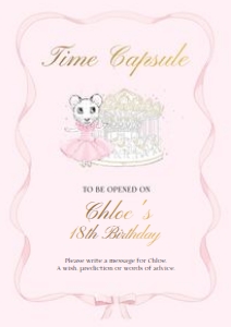 Time Capsule Sign – A2: Claris First Birthday Bundle