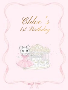 Welcome Sign – 18x24: Claris First Birthday Bundle