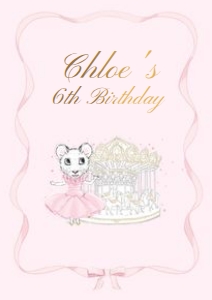 Welcome Sign – A2: Claris First Birthday Bundle