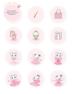 Cupcake Toppers – A4 / Letter: Claris First Birthday Bundle