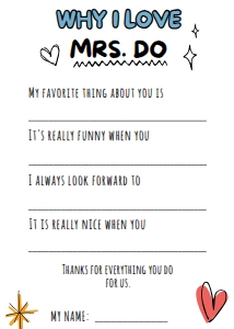 Printable: Teacher Appreciation Cards design preview