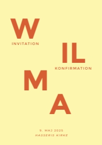 Wilma Konfirmation design preview