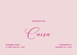 Caisa Konfirmation design preview