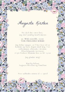 Augusta Kirsten Konfirmation design preview