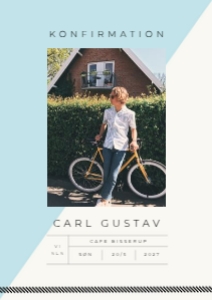 Carl Gustav Konfirmation design preview