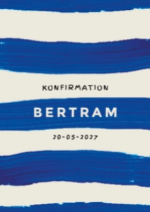 Bertram Konfirmation design preview