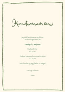 Liam Konfirmation design preview