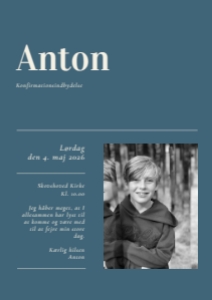 Anton Konfirmation design preview