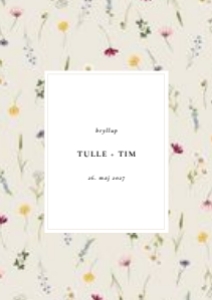 Tulle & Tim Bryllup design preview