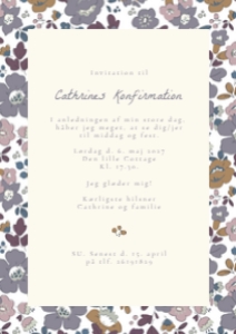 Cathrine Konfirmation design preview