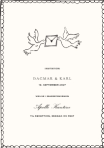 Dagmar & Karl Bryllup design preview