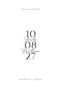 Karla & William Bryllup design preview