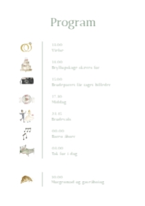 Merle & Peter Program design preview