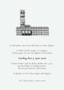 Aarhus Rådhus Bryllup design preview