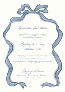 Johannes Barnedåbsinvitation design preview