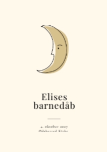 Elise Barnedåbsinvitation design preview