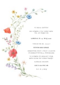 Lecia & Oscar Bryllup design preview