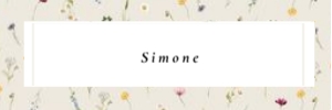 Simone Konfirmation Bordkort design preview