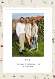 Simone Konfirmation Takkekort design preview