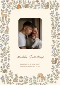 Maddie Barnedåb Invitation: Maddie Barnedåb Invitation