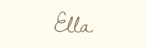 Ella Barnedåb bordkort design preview