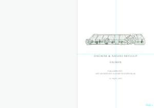 Paradehuset Bryllup Salmehæfte design preview