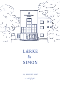 Frederiksdal Bryllup Invitation design preview