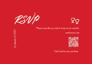 RSVP VN1 - 5x3.5: VIETNAMESE WEDDING INVITATION RSVP DETAILS CARD TEMPLATE