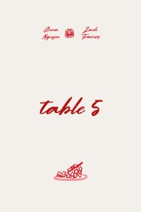 VIETNAM INSPIRED RED WEDDING TABLE NUMBER CARD TEMPLATE design preview