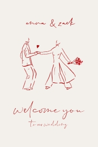 Welcome sign VN1 - 24x36: VIETNAMESE TRADITION WEDDING WELCOME SIGN TEMPLATE