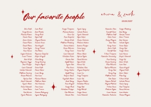 Seating chart A1 V07: BANQUET SEATING CHART TEMPLATE