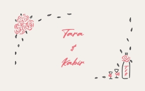 Matchbox (2x1.25 in) F03: Rose vine matchbox favor template