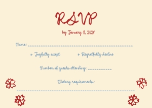 RSVP A6 JP2: JAPAN INSPIRED WEDDING INVITATION CARD TEMPLATE