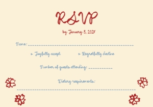 JAPAN INSPIRED WEDDING INVITATION CARD TEMPLATE design preview