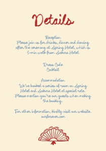 Details card 3.5X5in JP2: JAPAN INSPIRED WEDDING INVITATION CARD TEMPLATE